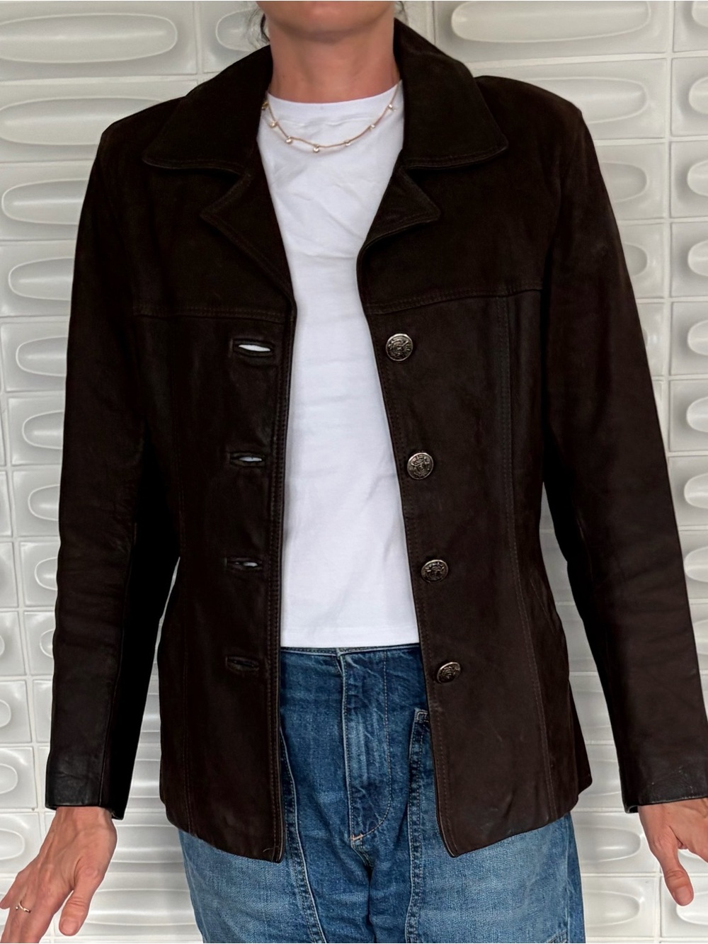 Vintage Renegade Brown Leather Jacket UK XL Fits US M 8-10 Made England